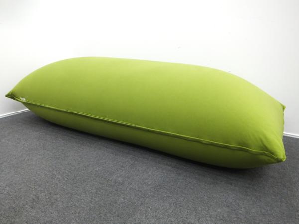 美品 Yogibo Max ヨギボ―マックス ライムグリーン ビーズソファ Yogibo