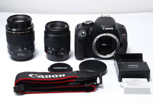 ★綺麗★ Canon キャノン EOS Kiss X5 望遠Ｗレンズセット