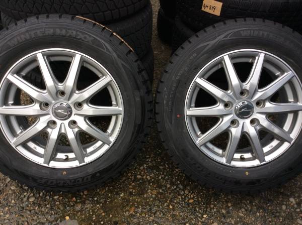 ステップワゴン国産195/65R15中古タイヤ中古アルミセット4本価格