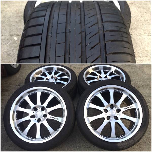 Agreeser AG－047 ホイール 19×8.5J/9.5J 5/114.3☆245/40ZR19