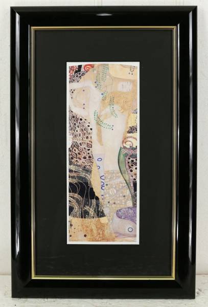 169458w グスタフ・クリムト コロタイプ 「水蛇 Sea Serpents」