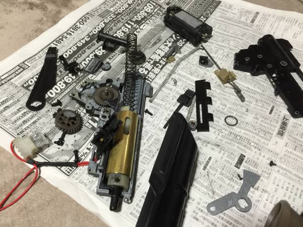 ジャンク☆JG製 AKS74U クリンコフ SOPMOD CUSTOM 外装カスタム