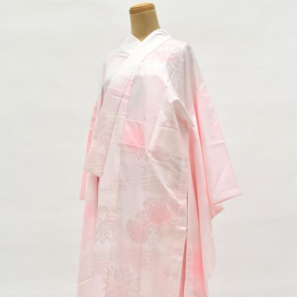 ◆着物セレク◆ 1円 長襦袢 振袖 ピンク 化繊 洗える