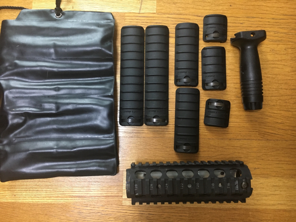未使用 実物 KAC ナイツアーマメント RAS ハンドガードセット トレポン