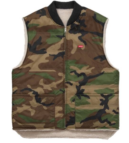 シュプリーム ワークベスト カモ L 新品 ボックスロゴ