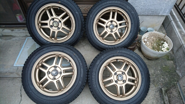 即決バリ山YH iG50 165/70R14 175/65R14同等 フィットマーチ他 S-156