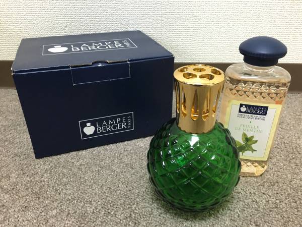 LAMPE BERGER/ランプベルジェ FEUILLE DE MENTHE アロマランプ