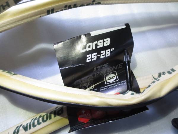 Vittoria corsa G+ 25C 1本 チューブラー　ビットリア コルサ