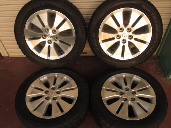 アルファード10系 純正アルミ スタッドレス 17×7J+45 225/55R17