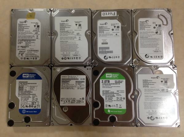 3.5インチ HDD ハードディスク 11台まとめて 3.5インチ SATA - 11台 HDDケース まとめて ハードディスク カセット式