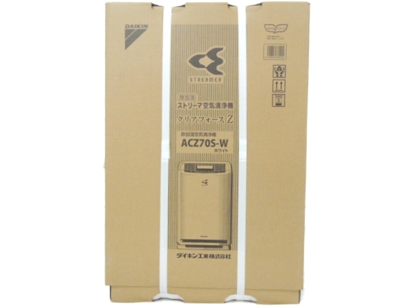 DAIKIN ACZ70S-W クリアフォースZ 空気清浄機 加湿 Y2091704 「除湿