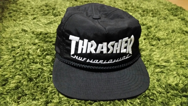 HUF×THRASHER ハフ×スラッシャー【限定】　キャップ　美品