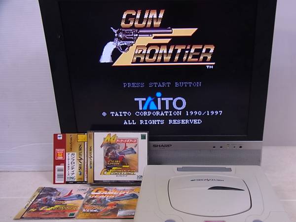 SS セガサターン ガンフロンティア TAITO XING 帯冊子付/E1470/7