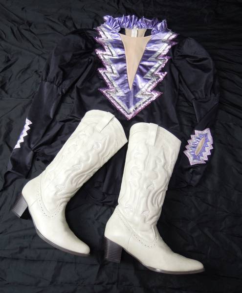 希少マーチングバンド パレード レオタード ブーツセット L