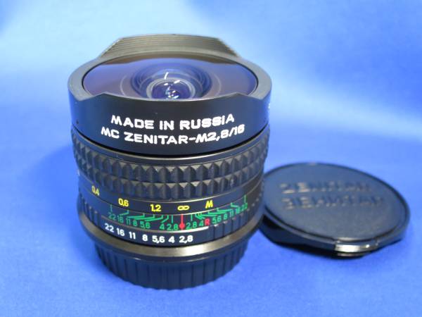 ロシア製 フィッシュアイ MC ZENITAR-M 16mm F2.8 キャノンEOS用