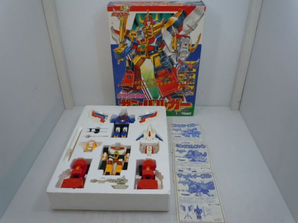 [069K08853]TOMY ガンバルガー&リボルガー&ゲキリュウガー 中古