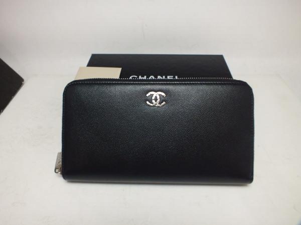 shop壱番 ☆CHANEL シャネル ラウンドファスナー 長財布 未使用