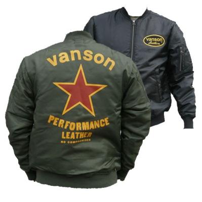 格安，得価 SALE VANSON MA-1 フライトジャケット オリーブ ＸＬ バイカー 空軍 ミリタリー(XLサイズ以上)｜売買されたオークション情報、yahooの商品情報をアーカイブ公開 - オークファン XLサイズ以上