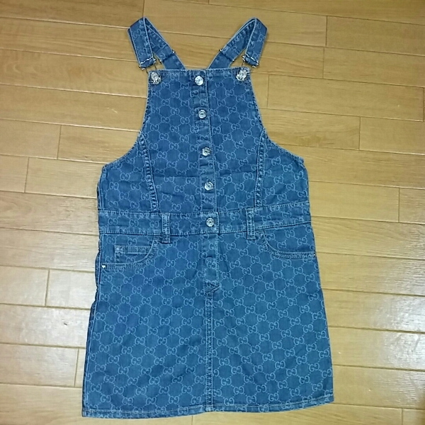 GUCCIキッズ総柄ジャンパースカート