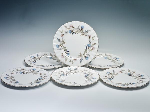 S044【ロイヤルアルバート】ブリガドーン ケーキプレート パン皿