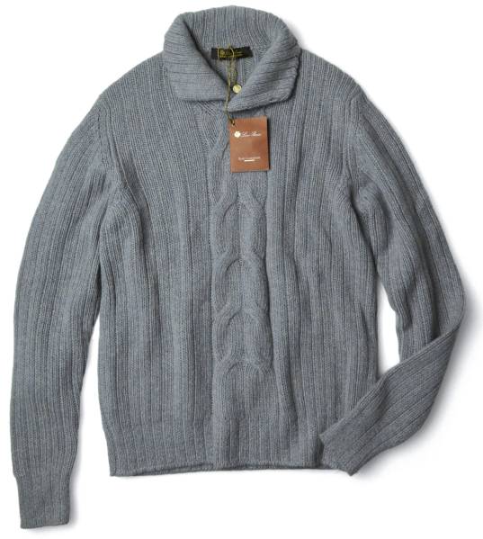 35万【ロロピアーナ】夢心地頂点極めたベビーカシミア中厚ニット