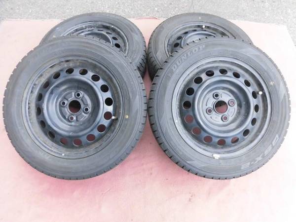 スタッドレス屋175/65R15 STホイル付4本 本州送料込み D-8232