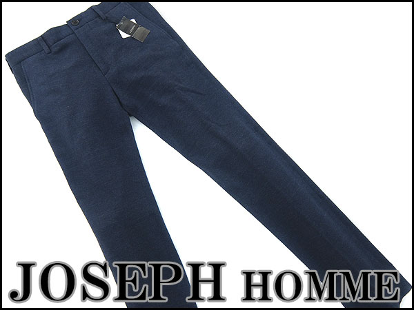 新品2.4万! ジョセフオム メランジリンクスパンツ46濃紺★P10291