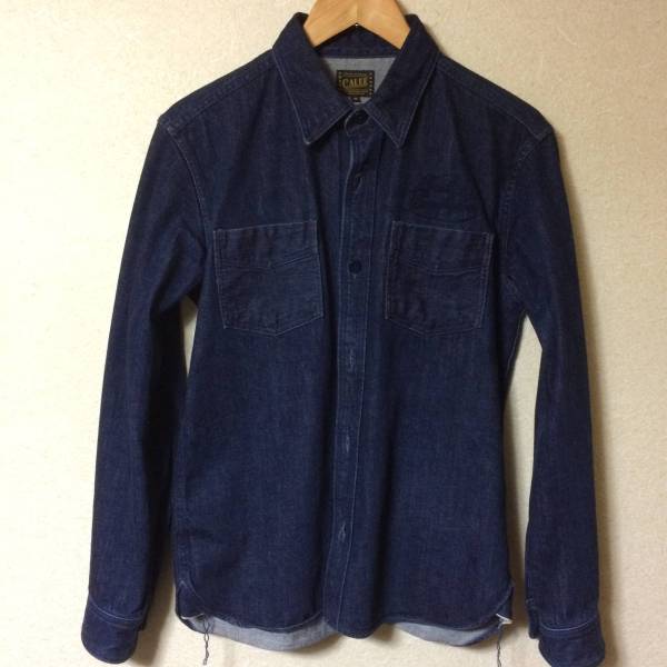 Calee キャリー デニム シャツ 長袖