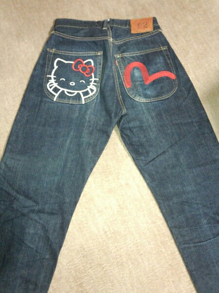 ☆EVISU エヴィス No.2 2001 キティーコラボ☆希少☆
