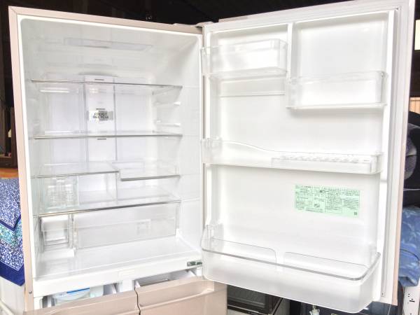 ☆美品5ドア 2015年製 日立ビッグ＆スリム60 冷蔵庫R-K42E