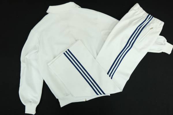 706 1970年代デサント製adidas ADS-06F ビンテージジャージ上下M