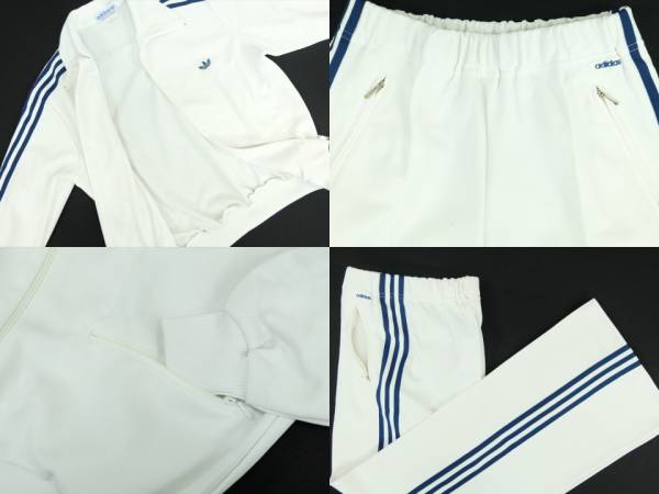 706 1970年代デサント製adidas ADS-06F ビンテージジャージ上下M