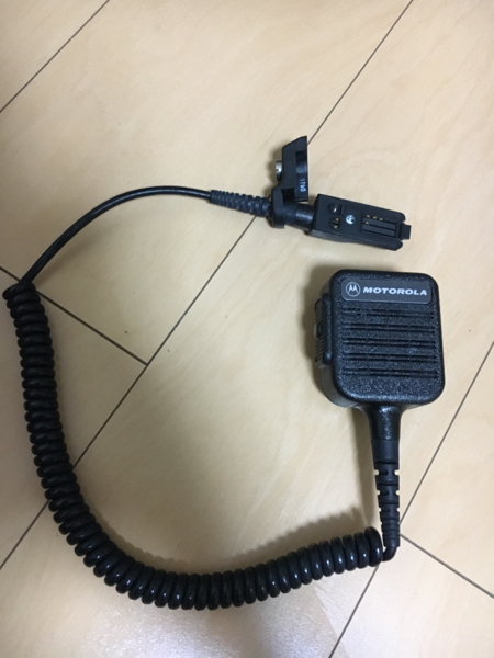 motorola saber ハンドマイクモトローラ セイバーLE装備 ポリス