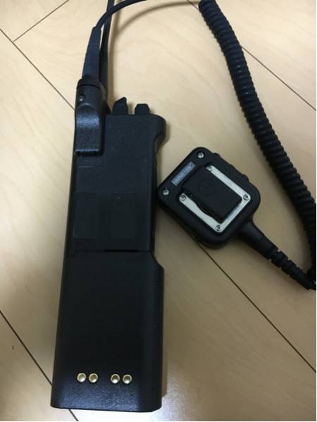 motorola saber ハンドマイクモトローラ セイバーLE装備 ポリス 店頭