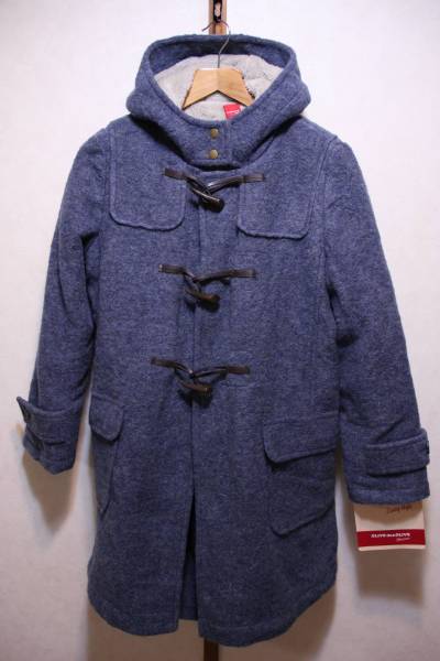 新品★ オリーブデオリーブ 2WAY ダッフル ママコート L ★ 青