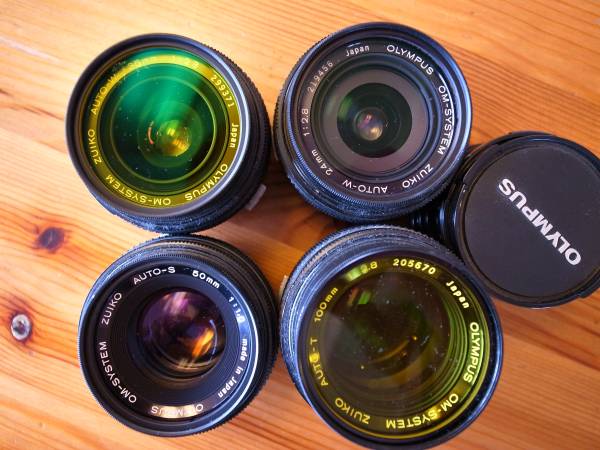 送料無料 オリンパス Olympus OM-System Zuiko 8本セット ☆希少良品