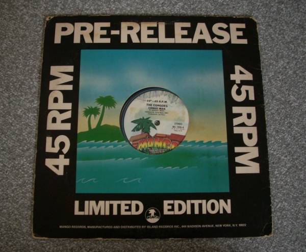 格安・稀少 12インチ The Congoes/ Congo Man / Congo Man Chant