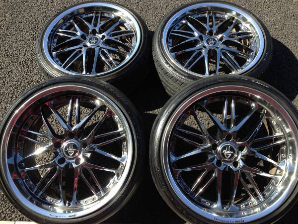 美品深リム ウェッズクレンツェ クラウンアルファードエスティマ