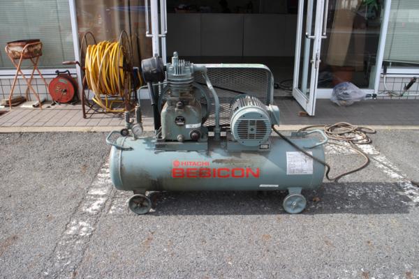 ●　ヒタチ　ベビコン　コンプレッサー　三相200V　●