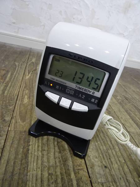 K695● NIPPO/ニッポー TIMEBOY 8 タイムレコーダー 