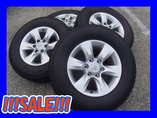 150プラド 純正 アイスナビSUV 265/65R17 14年製 スタッドレス 【公式