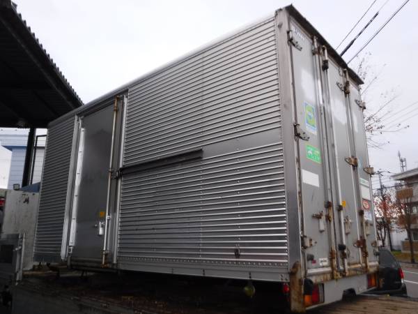 物置 2トンワイド箱車 10001586-01中古4.5mトラックコンテナ コンテナ 