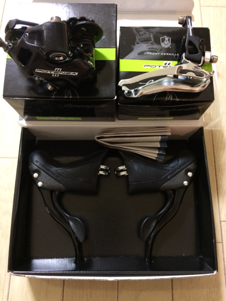 即決カンパニョーロPOTENZAポテンツァ3点セット使用僅か美品