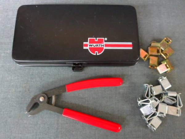 WURTH ZEBRA Fixing clamp set パネルクランプキット 中古品！(工具