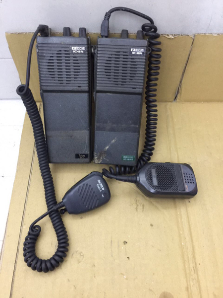 ICOM ハンディー無線機2台セット NI ICOM IC-20B 【公式通販】