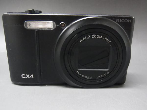 ☆リコー　RICOH　CX4　デジタルカメラ　ブラック(OHN249