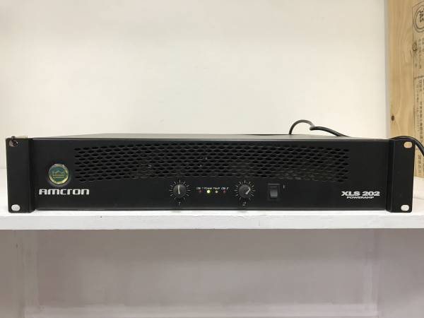 ○②AMCRONアムクロン XLS202 パワーアンプ0073【正規品】2-3 美品