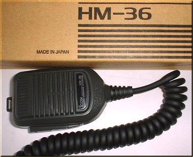 生産完了品！アイコム汎用8Ｐハンドマイク”HM-36”新品！