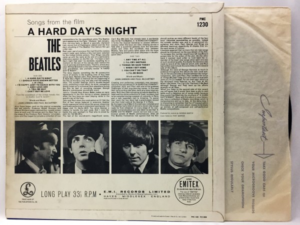 UK MONO オリジナル☆BEATLES / A HARD DAY'S NIGHT☆良音良盤
