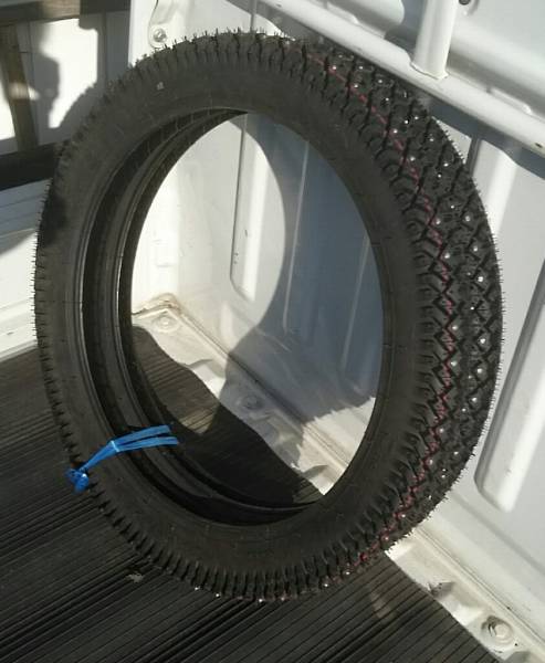 カブ用スパイクタイヤ　2本　未使用 新品！BONSAN スーパーカブ用 スパイクタイヤ 2本セット 【公式通販】